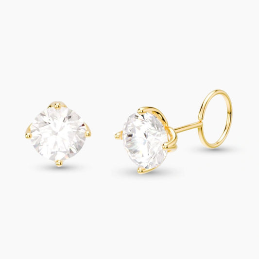 Anting Emas Dewasa Loop End Ilona Swarovski