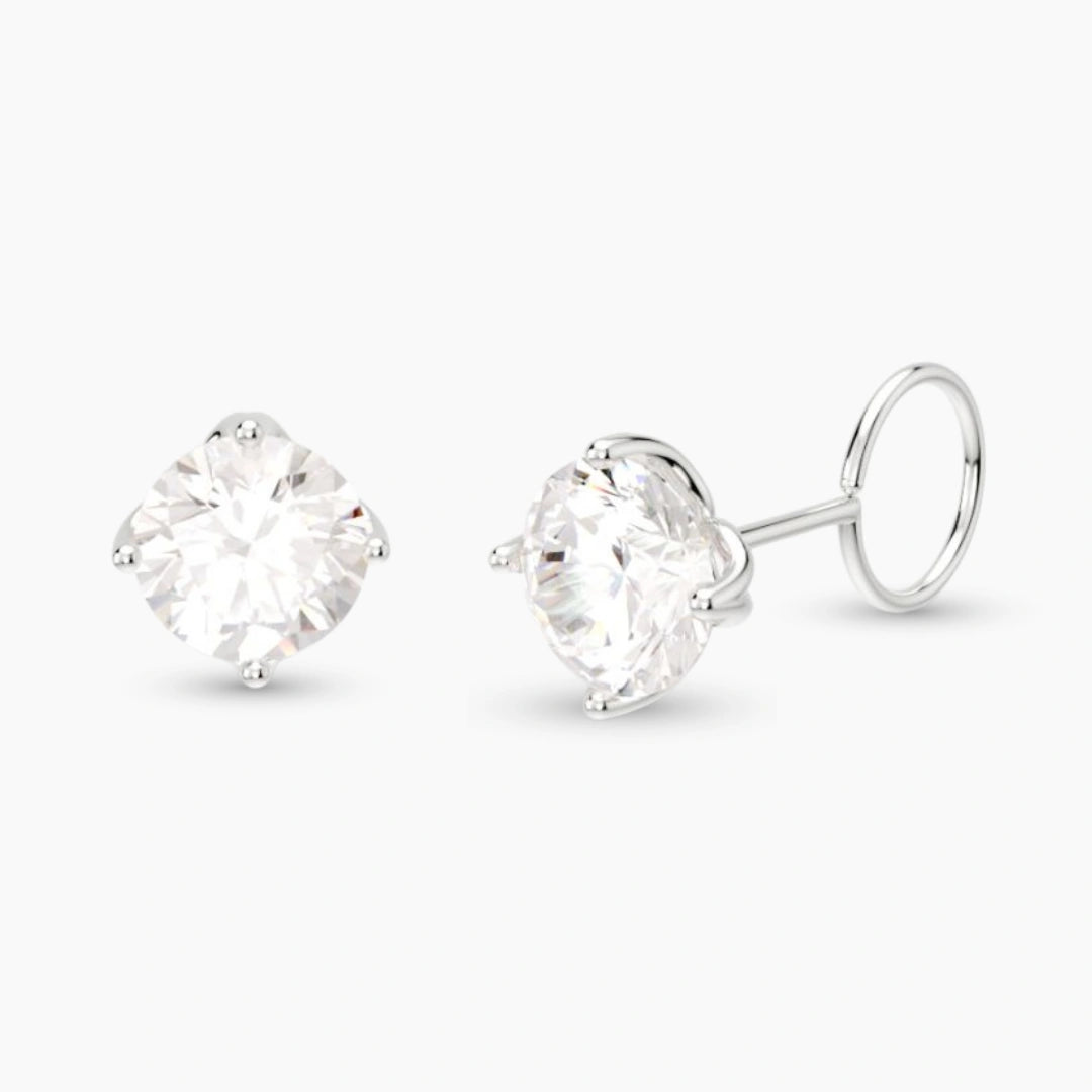 Anting Emas Dewasa Loop End Ilona Swarovski