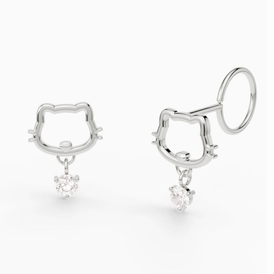 Anting Anak Loop End Kimi Swarovski