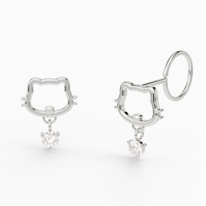 Anting Anak Loop End Kimi Swarovski
