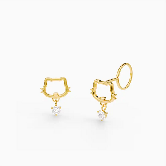 Anting Anak Loop End Kimi Swarovski