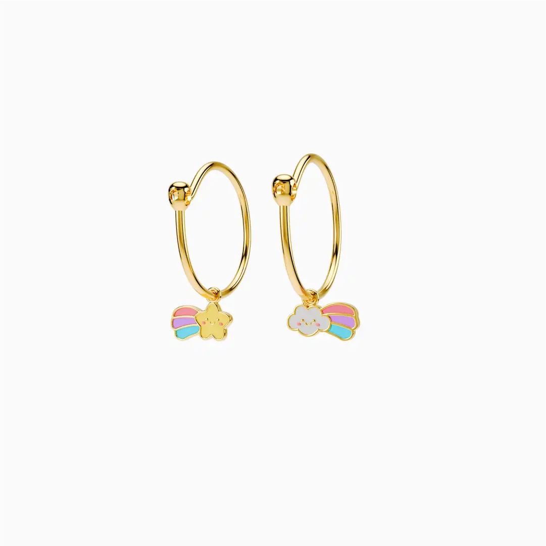Anting Anak Loop Hoop Shooting Star
