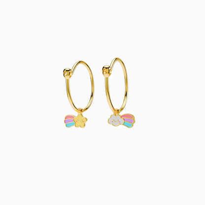 Anting Anak Loop Hoop Shooting Star