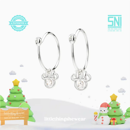 Anting Anak Loop Hoop Millie Swarovski