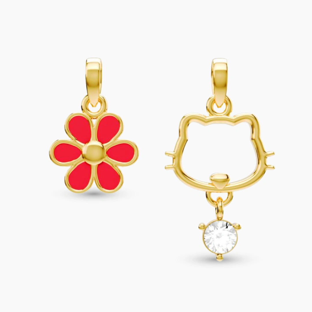 Liontin Kalung Kimi Swarovski Emas Asli