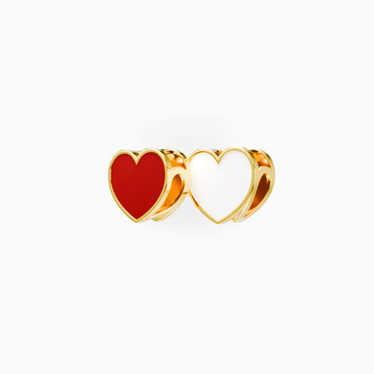 Liontin Kalung Carys White Red Emas Asli (Liontin Saja)