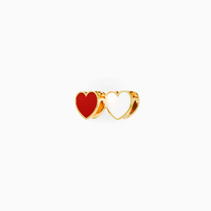 Liontin Kalung Carys White Red Emas Asli (Liontin Saja)