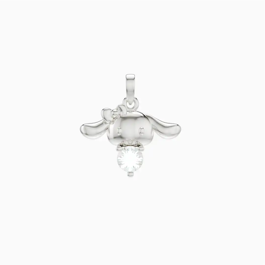 Liontin Kalung Anak Claire Swarovski Emas Asli