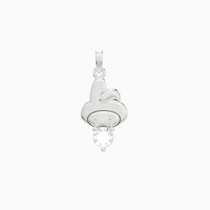 Liontin Kalung Anak Daisy Swarovski Emas Asli