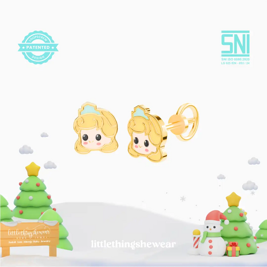 Anting Anak Loop Screw Aurella (8K)