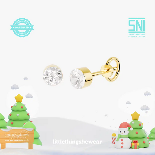 Anting Anak Loop Screw Celine (8k)