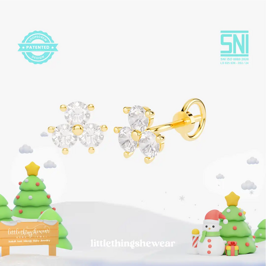 Anting Anak Loop Screw Clover (8k)