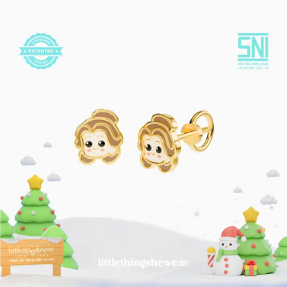 Anting Anak Loop Screw Crystabelle (8K)