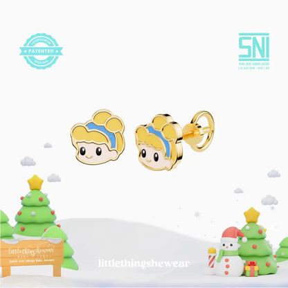 Anting Anak Loop Screw Ella (8K)