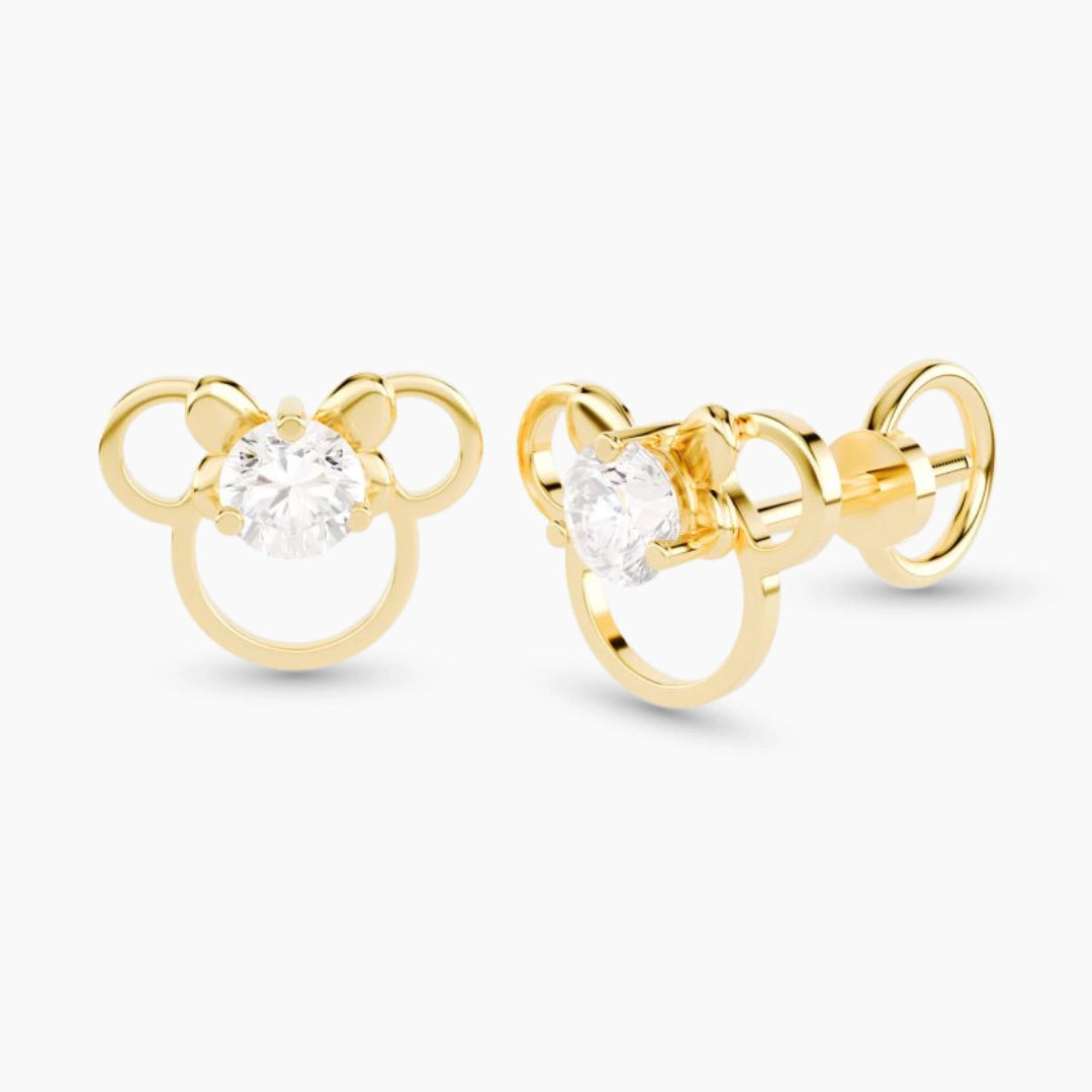 Anting Anak Loop Screw Minnie (8k)