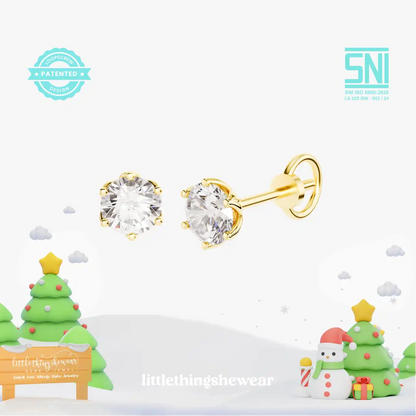 Anting Anak Loop Screw Serenity (8k)