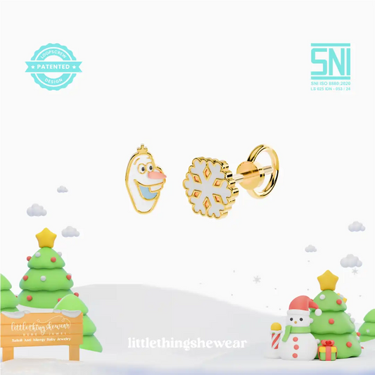 Anting Anak Loop Screw Winterlight (8K)