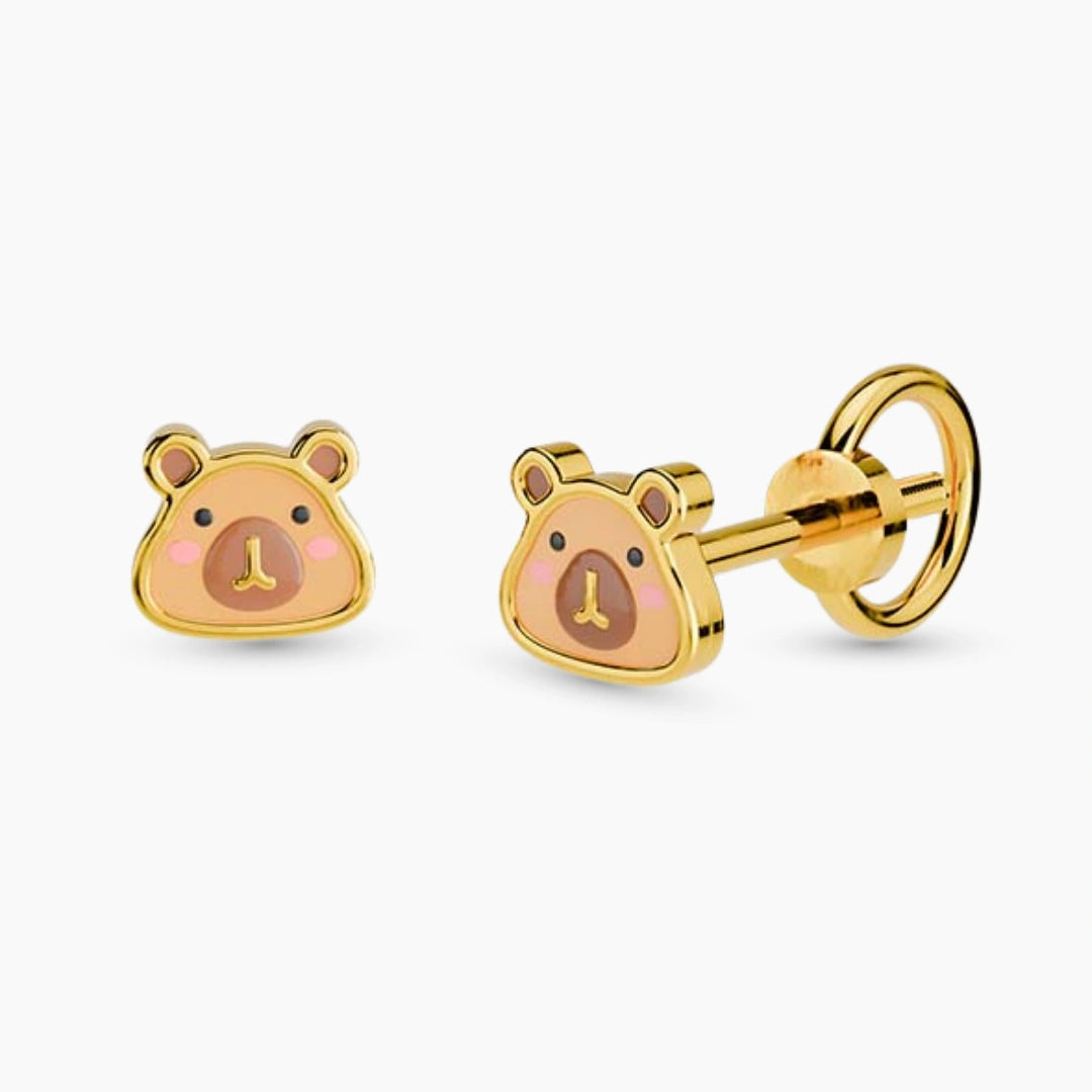 Anting Bayi Loop Screw Little Happybara (8K)