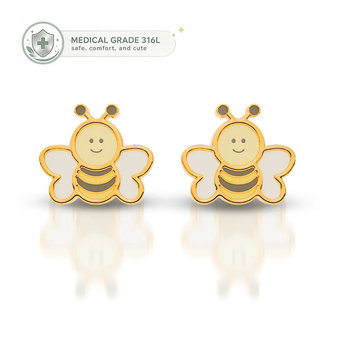 Anting Anak Little Bee Medical Grade 316L