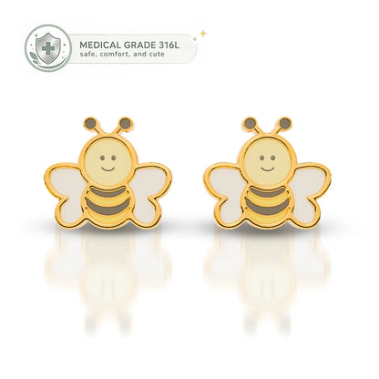 Anting Anak Little Bee Medical Grade 316L