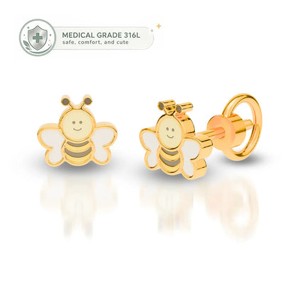 Anting Anak Little Bee Medical Grade 316L