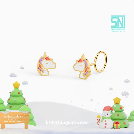 Anting Anak Loop End Little Unicorn