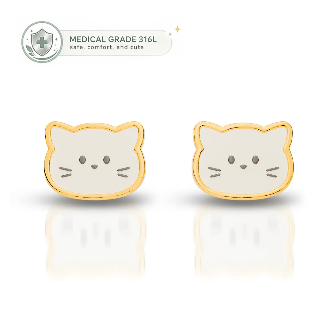 Anting Anak Meow Medical Grade 316L