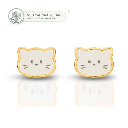 Anting Anak Meow Medical Grade 316L
