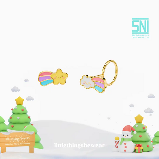 Anting Anak Loop End Shooting Star