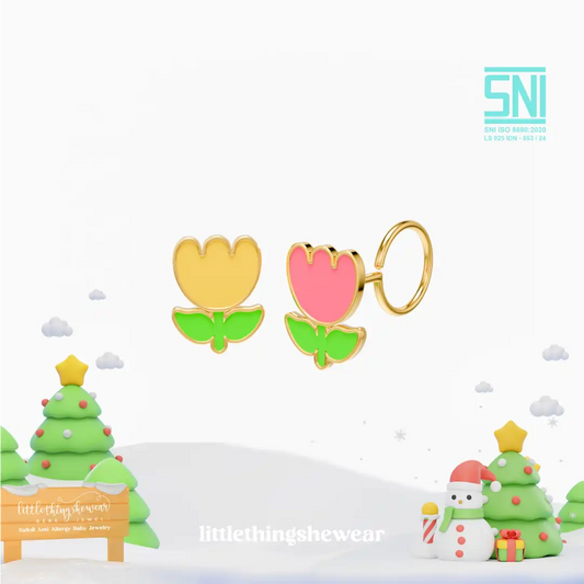 Anting Anak Loop End Tulip