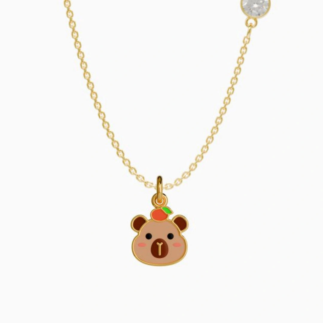 Kalung Emas Anak Cappybara 8k
