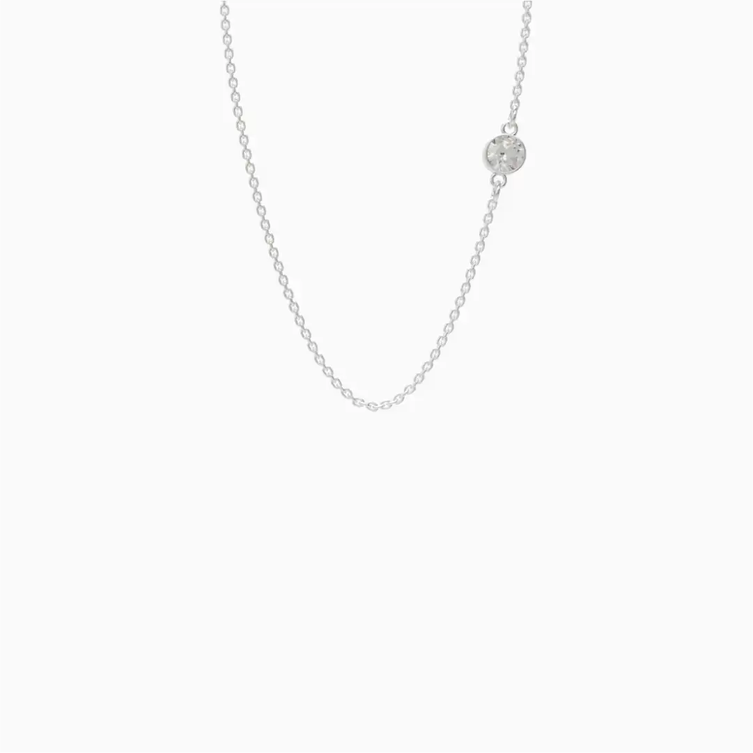 Rantai Kalung Dewasa Kimi Swarovski Emas Asli (45cm)