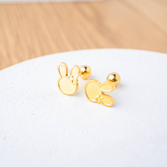 FREE GIFT - Anting Screw Back Abine Gold