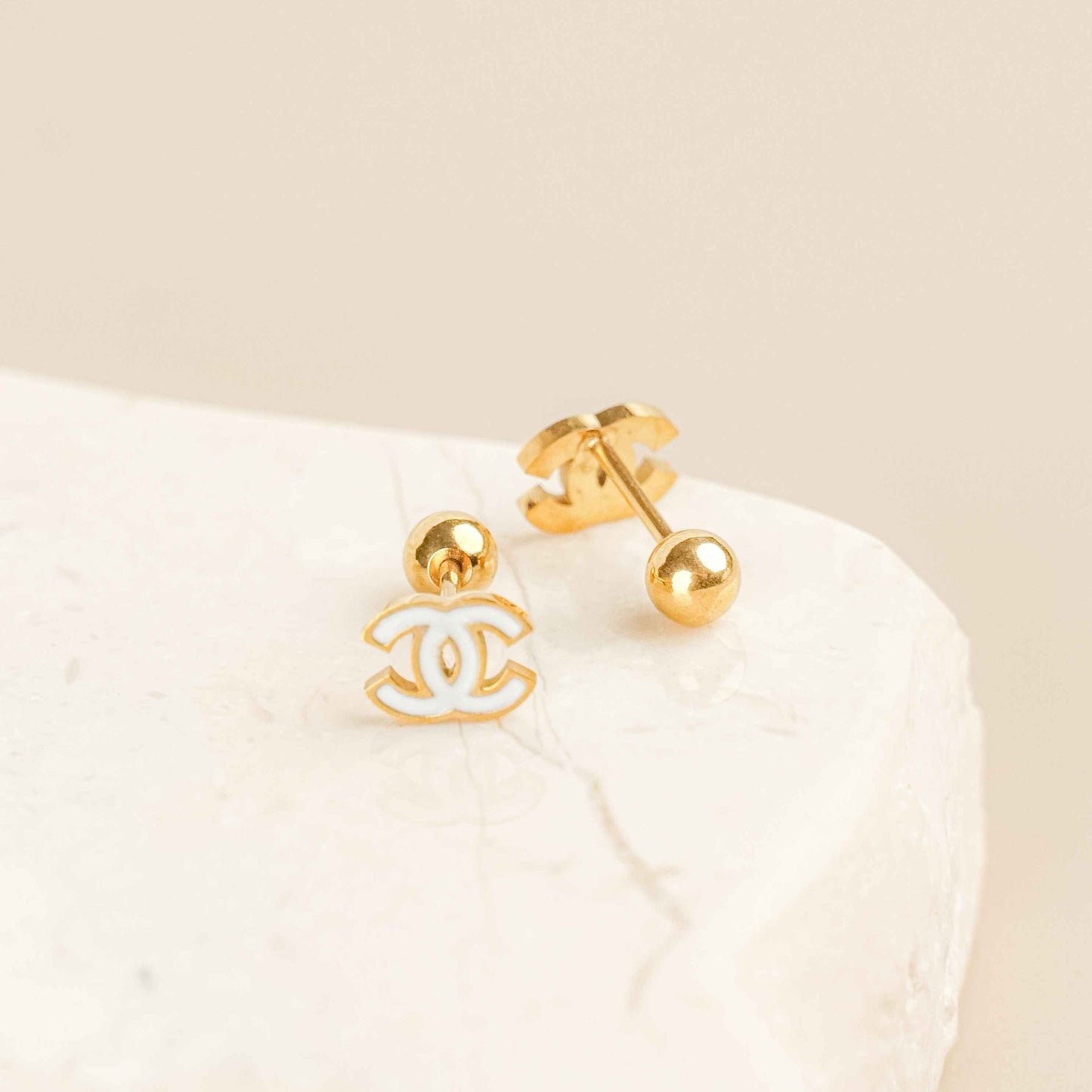 FREE GIFT - Anting Screw Back Chara Gold