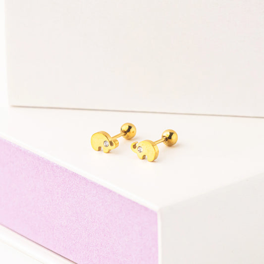 FREE GIFT - Anting Screw Back Ella Gold