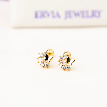 FREE GIFT - Anting Screw Back Lumea Swarovski Gold
