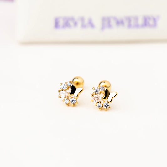 FREE GIFT - Anting Screw Back Lumea Swarovski Gold