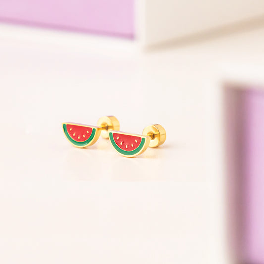 FREE GIFT - Anting Screw Back Melora Gold