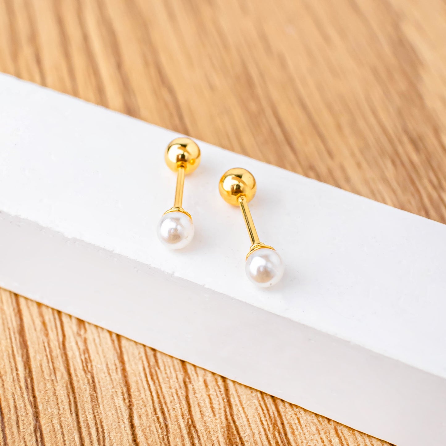 FREE GIFT - Anting Screw Back Meya Gold