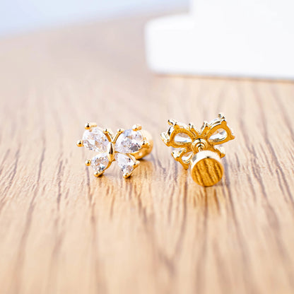 FREE GIFT - Anting Screw Back Flowy