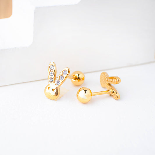 FREE GIFT - Anting Screw Back Nuna Gold