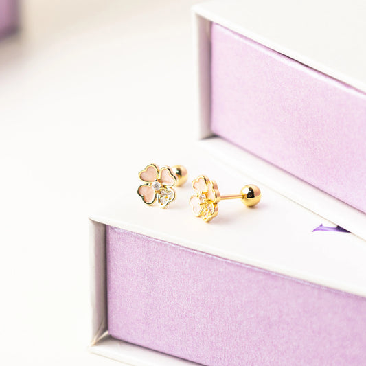 FREE GIFT - Anting Screw Back Petalia Gold