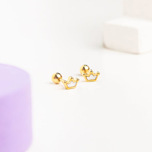 FREE GIFT - Anting Screw Back Quinara Swarovski Gold
