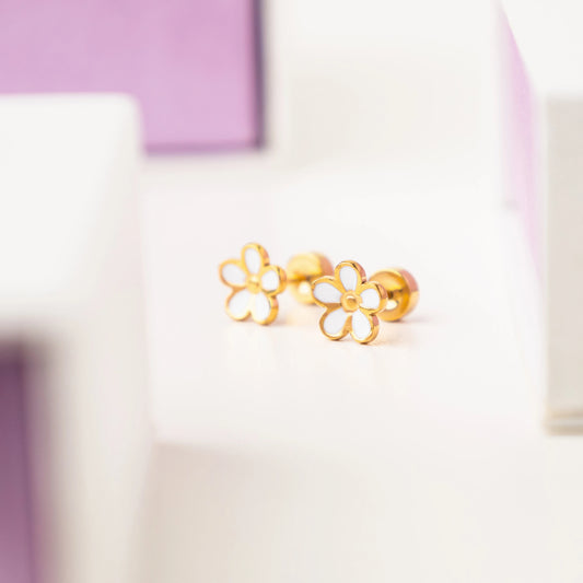 FREE GIFT - Anting Screw Back Rosie Gold