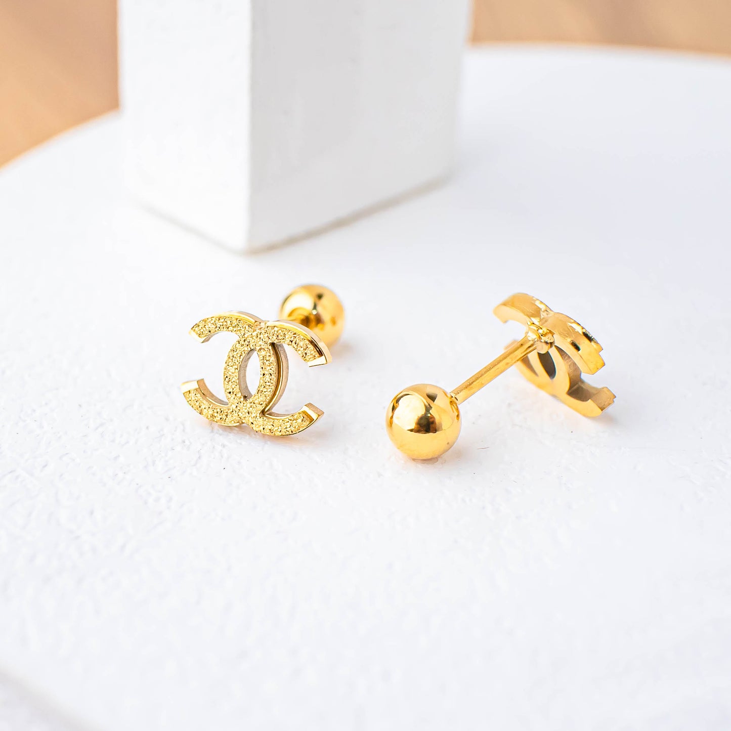 FREE GIFT - Anting Screw Back Syinel Gold