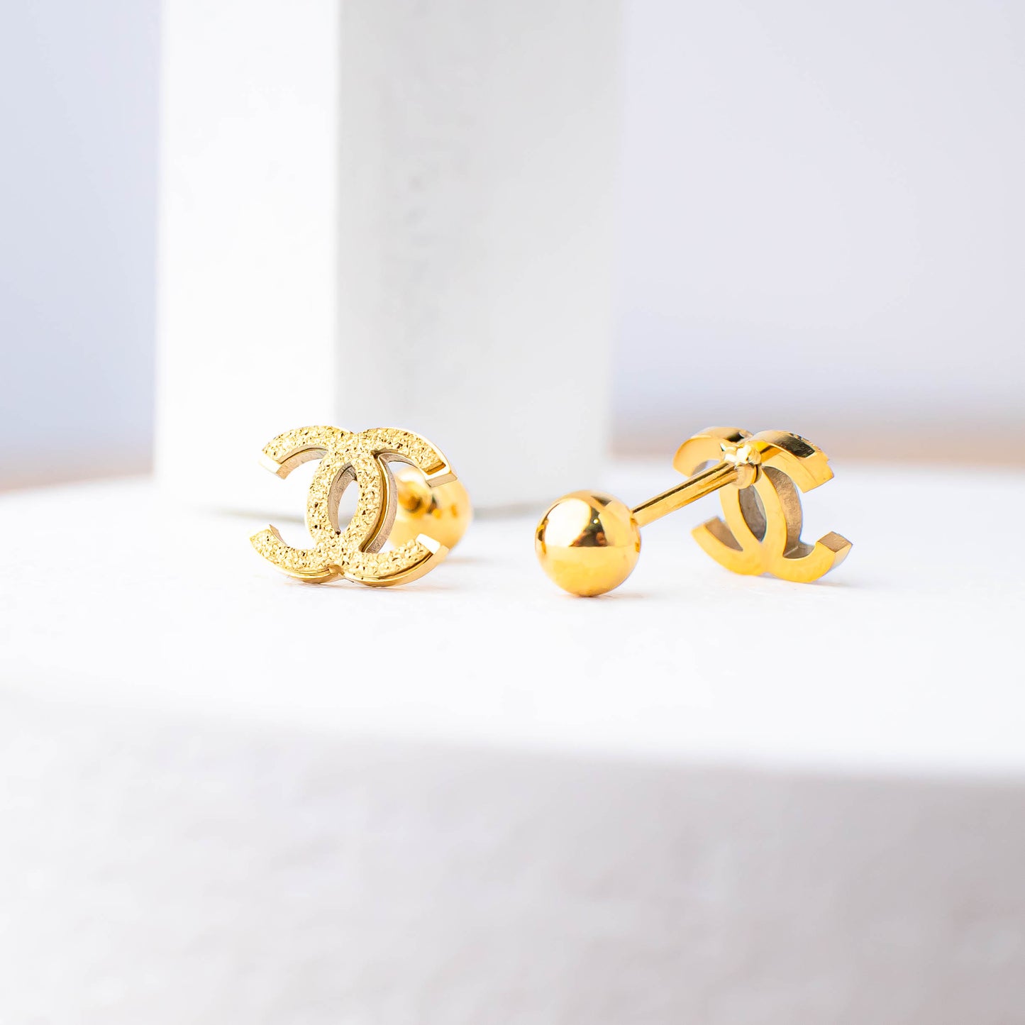 FREE GIFT - Anting Screw Back Syinel Gold