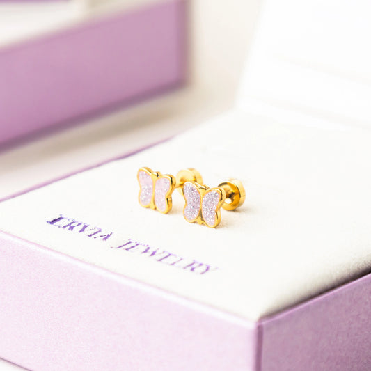 FREE GIFT - Anting Screw Back Tink Gold