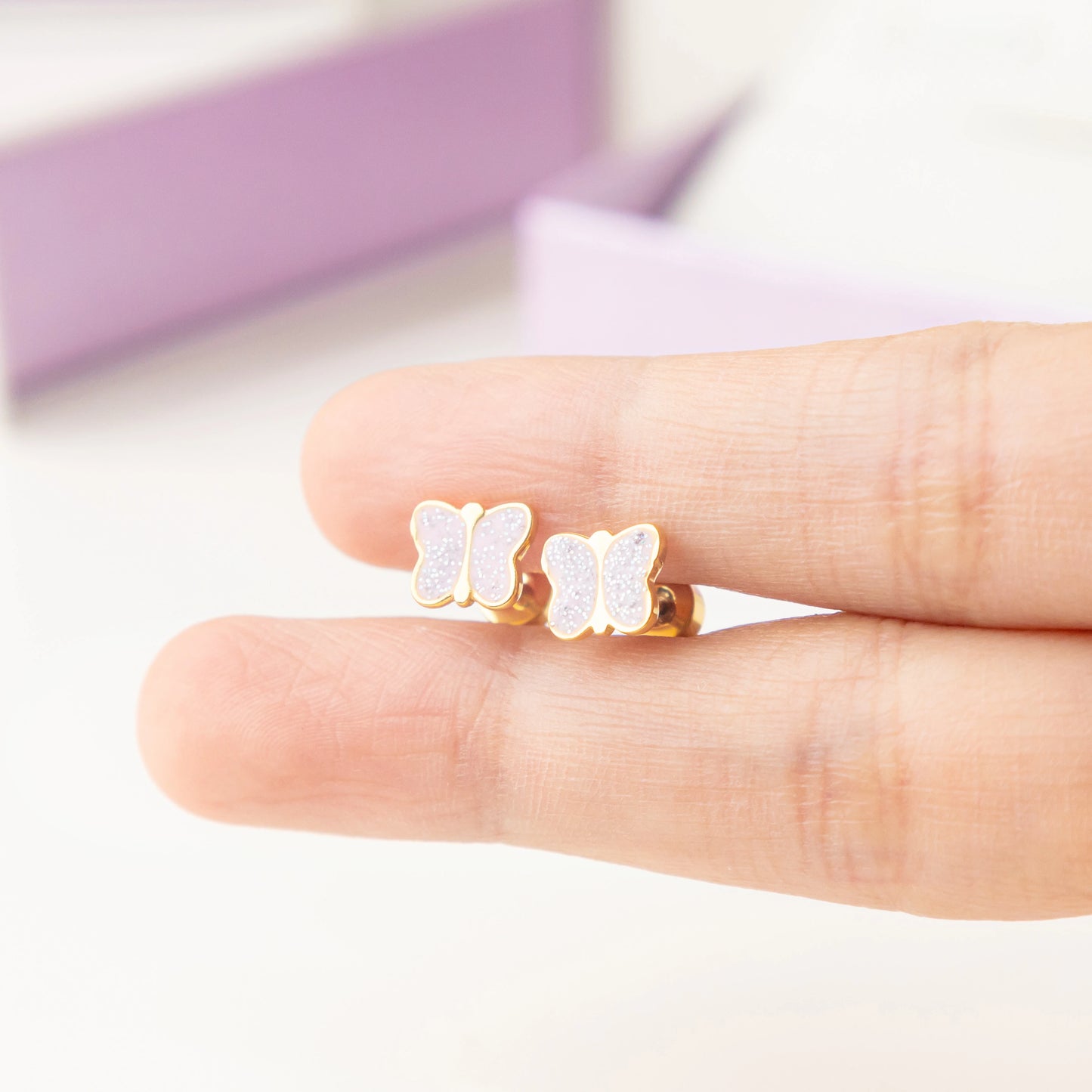 FREE GIFT - Anting Screw Back Tink Gold