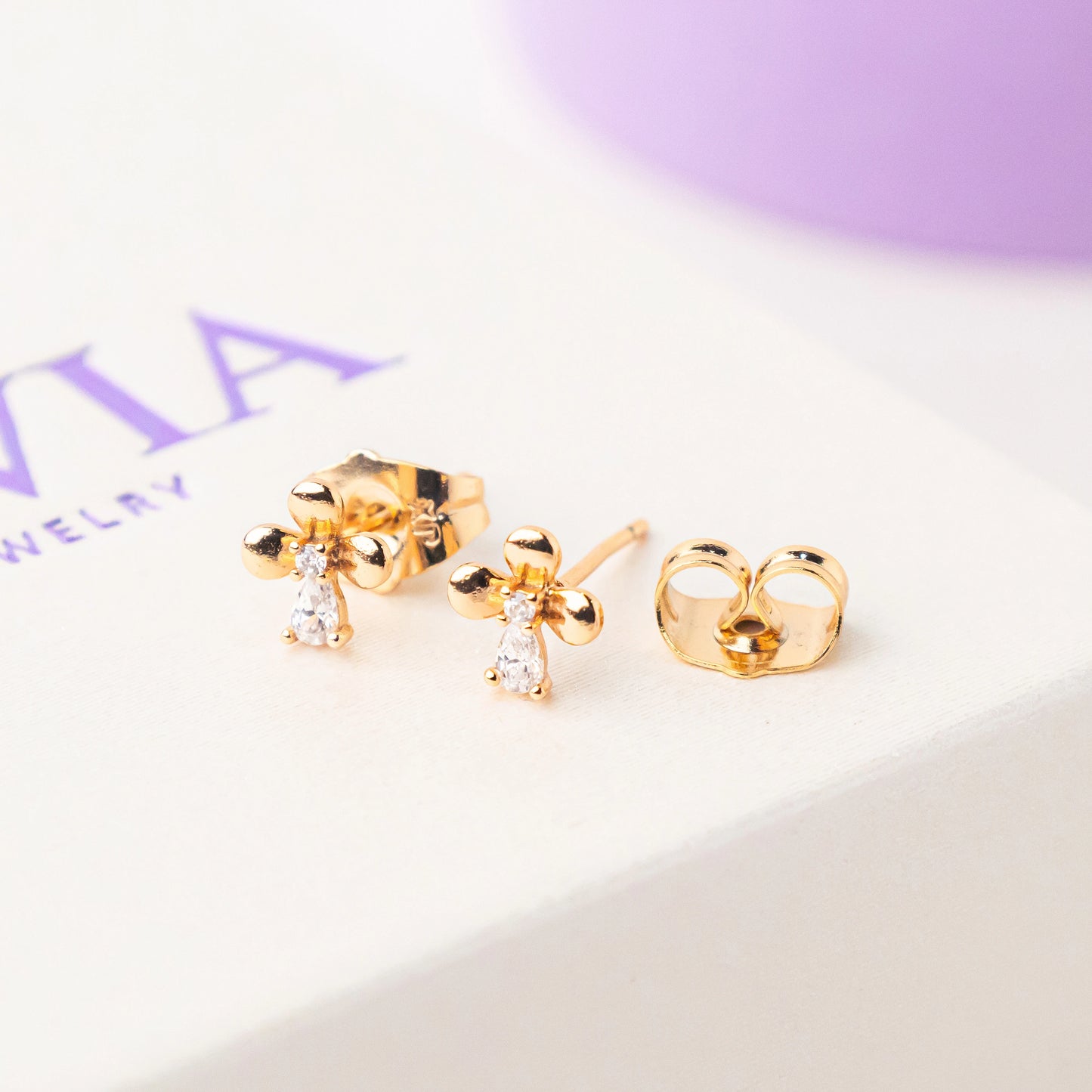FREE GIFT - Anting Giwang Cross Gold