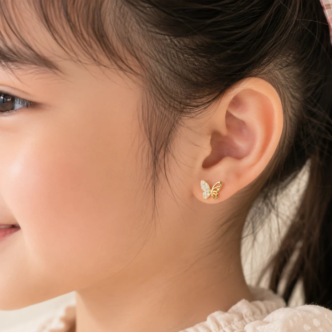 Anting Anak Loop Screw Butterfly (8k)